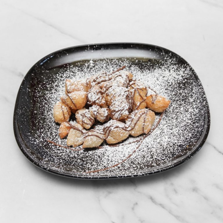 Classic Italian bruschetta with fresh tomatoes, garlic, and basil at Amore & Limoncello, Fulham